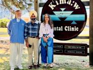 Dr. Bradshaw, Dr. Atwal, and Marie Harrington