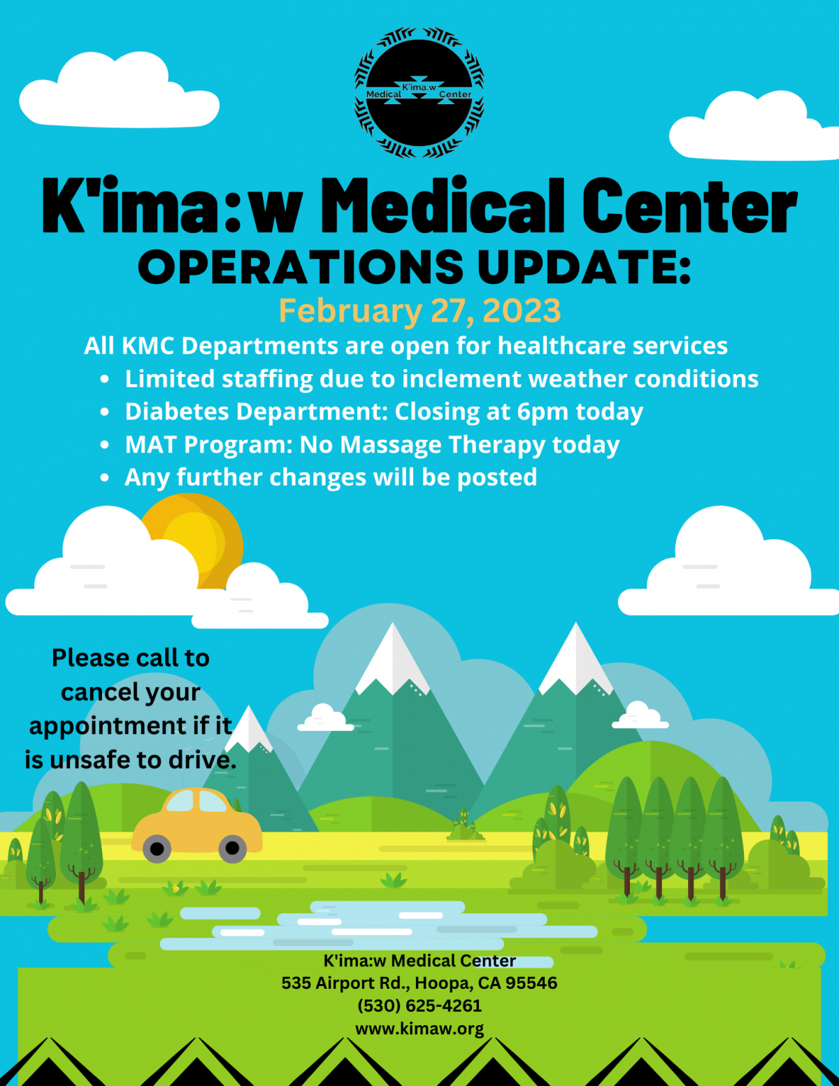 KMC Operations Update for 2.27.2023
