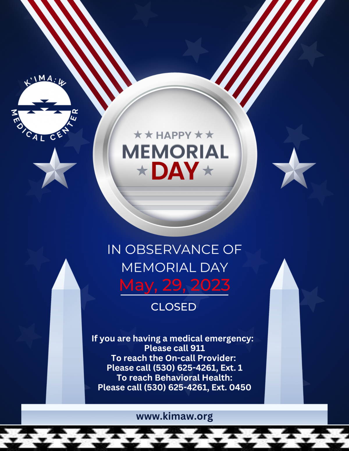 Memorial Day Closure May 2023