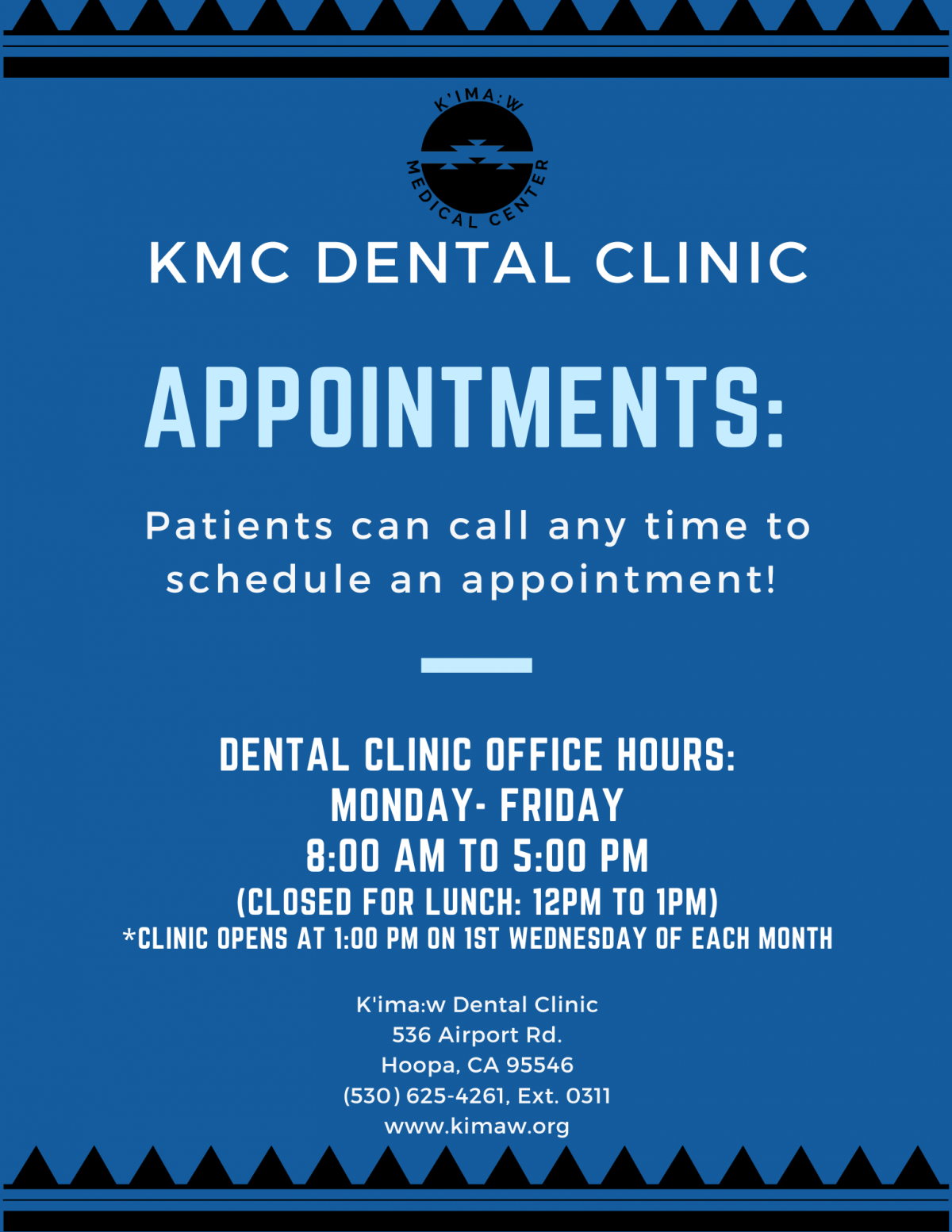 KMC Dental Clinic Appointments