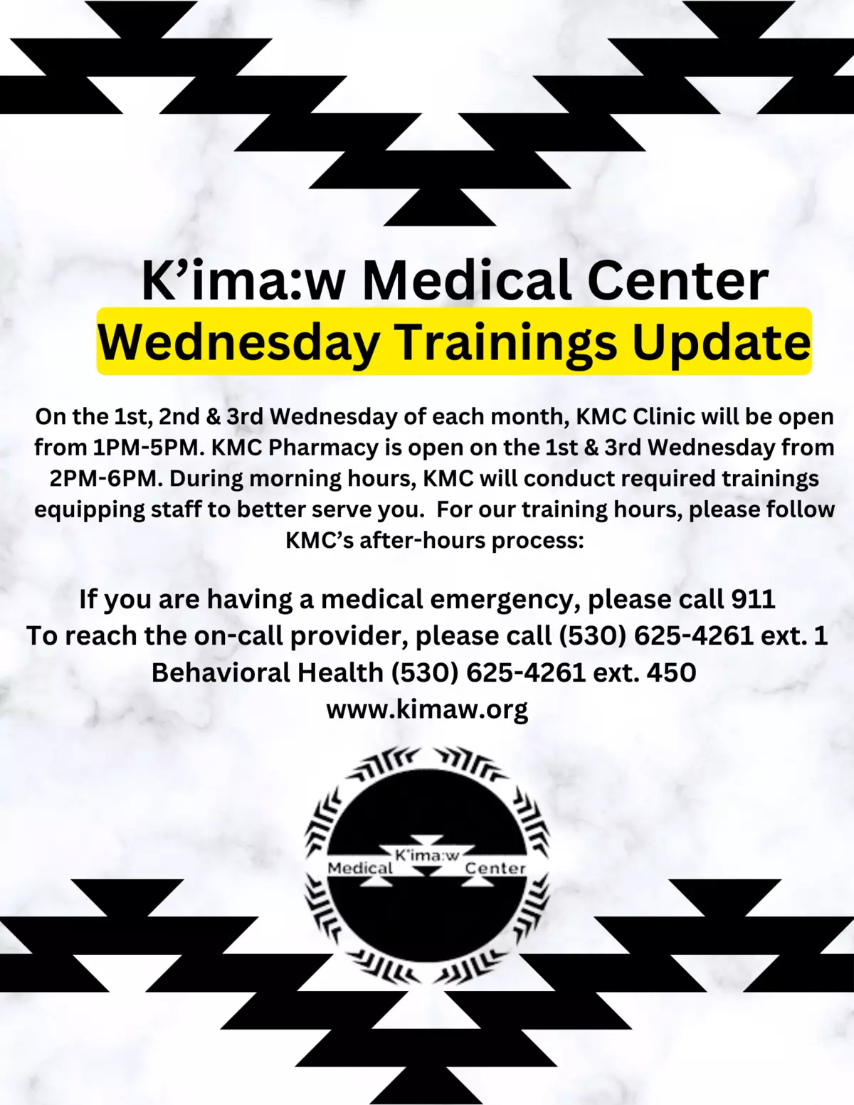 Wednesday Hours