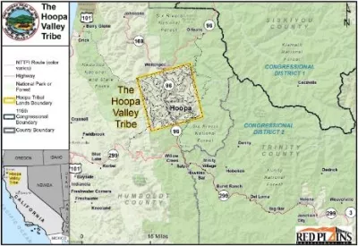 Hoopa Valley Tribe Map