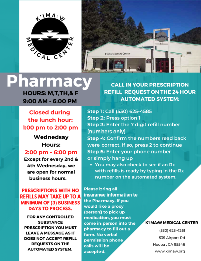 Pharmacy Hours and Policy